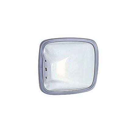 Velvac Wide Angle Flat 6.5 X 6 White 704078